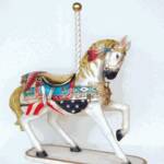 CAROUSEL HORSE
SIZE:52"x18"x61"
PRICE: $1049