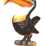 Toucan 18" x 24" x 25" 
Price: $350